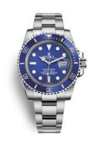 Rolex Submariner – Blue Dial | Full Silver Chain