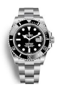 Rolex Submariner – Black &amp; Silver Dial | Full Silver Chain