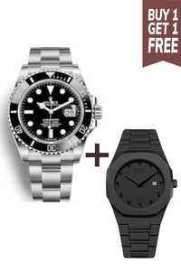“Rolex Submariner & Black Aura Carbon Combo”