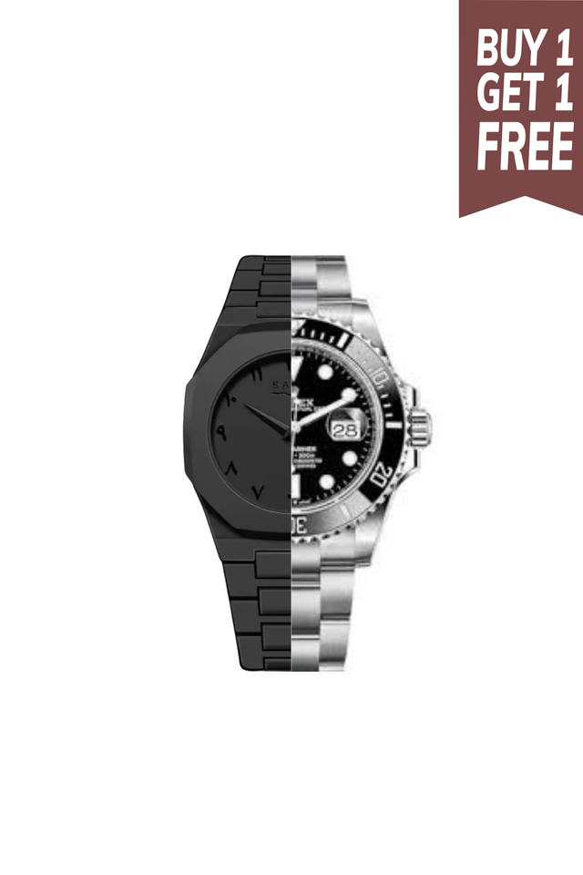 “Rolex Submariner & Black Aura Carbon Combo”