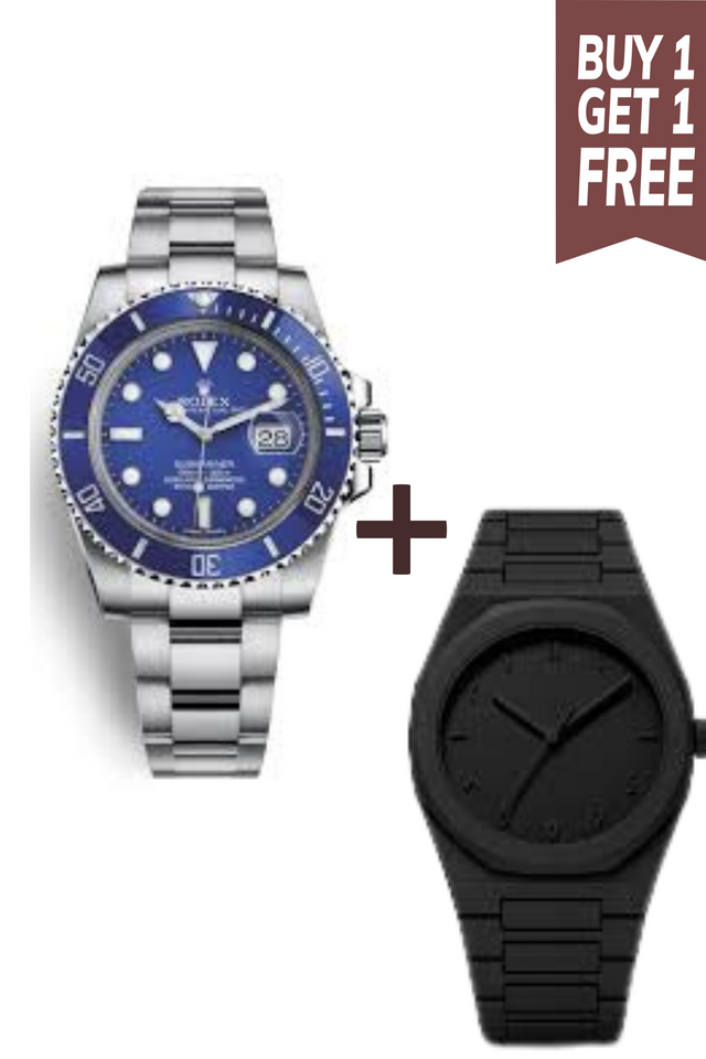 “Rolex Submariner & Black Aura Carbon Combo”