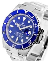 Rolex Submariner – Blue Dial | Full Silver Chain