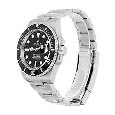 Rolex Submariner – Black &amp; Silver Dial | Full Silver Chain