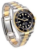 Rolex Submariner -Black & Gold Dial | Silver &amp; Gold Chain