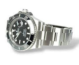 Rolex Submariner – Black &amp; Silver Dial | Full Silver Chain